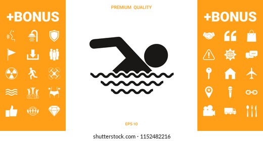 Swim icon symbol