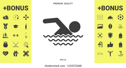 Swim icon symbol