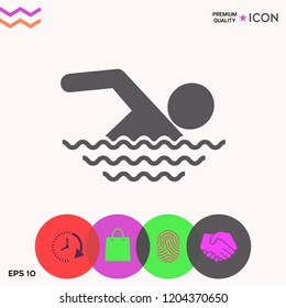 Swim icon symbol