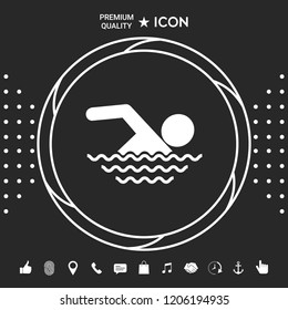 Swim icon symbol