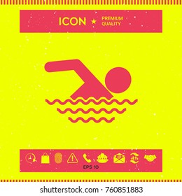 Swim icon symbol