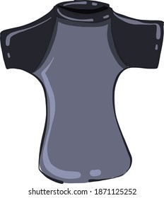 Swim jersey, illustration, vector on white background.