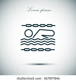 swim, pool icon