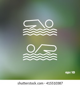swim , pool , icon