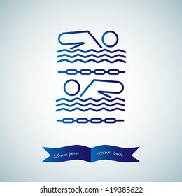 swim, pool icon