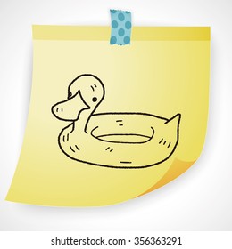 swim ring doodle
