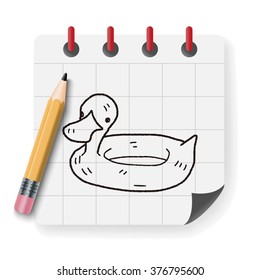 swim ring doodle