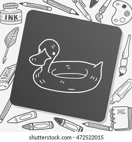 swim ring doodle