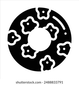 swim ring in flat design style