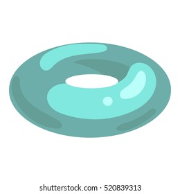 Swim ring icon. Cartoon illustration of swim ring vector icon for web design