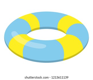 Swim ring illustration.