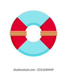 Swim ring  vector icon illustration