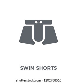 swim shorts icon. swim shorts design concept from Swim shorts collection. Simple element vector illustration on white background.