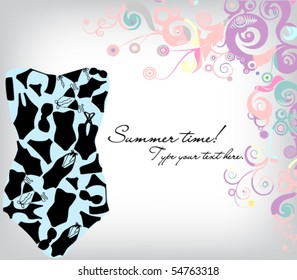 Swim suit background
