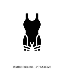 Badeanzug gefüllt Icon Vektorillustration