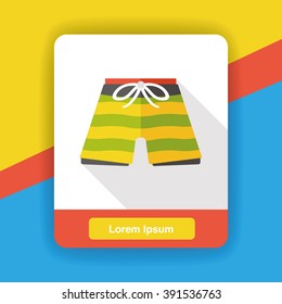 swim suit flat icon
