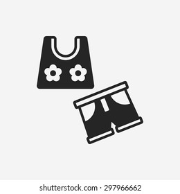 swim suit icon