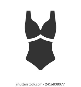 Swim Suit Icon, Vector Graphics