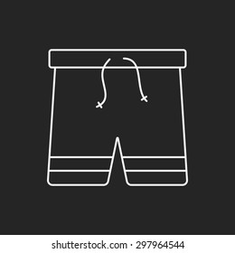 swim suit line icon