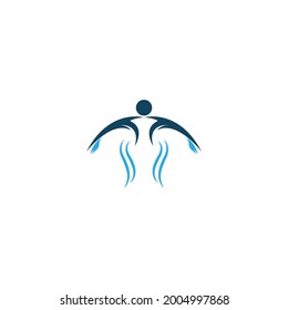 Swim. Swimming icon  logo design concept illustration vector