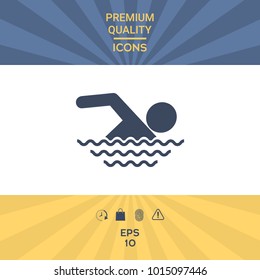 Swim symbol icon