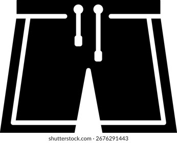 Swim Trunks Icon for Summer and Vacation