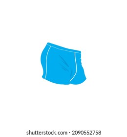 Swim Trunks Icon Vector Illustration Flat Design.