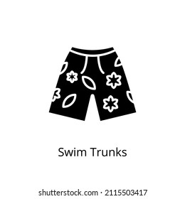 Swim Trunks Icon In Vector. Logotype