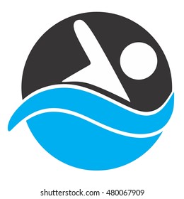 Swim Vector Logo Stock Vector (Royalty Free) 480067897