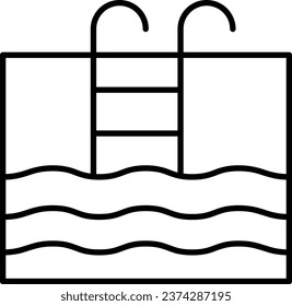 swiming vector design icon for download.eps