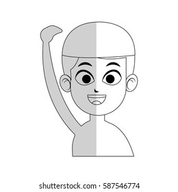 swimmer cartoon icon image 