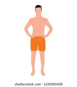  Swimmer  flat icon design