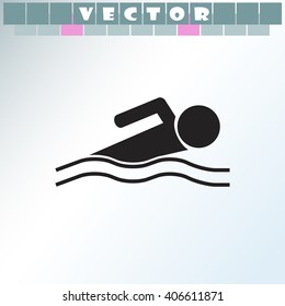 Swimmer icon.