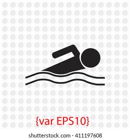 Swimmer icon.