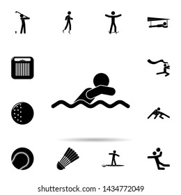 swimmer icon. Universal set of Sport for website design and development, app development