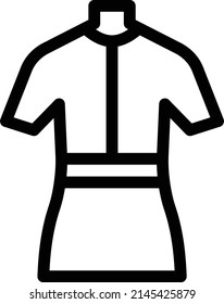 swimmer suit Icon isolated on white background. Vector illustration. Eps10. Vector icon for website design and app