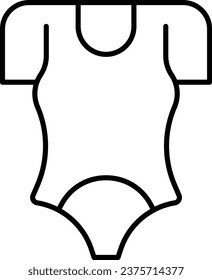 swimmer suit vector design icon for download. Eps
