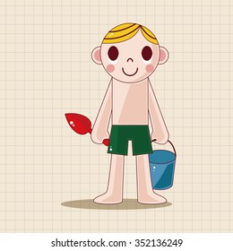 swimmer theme elements