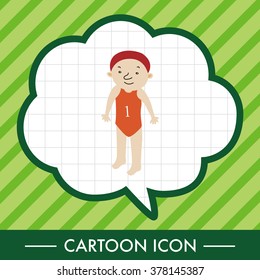 swimmer theme elements