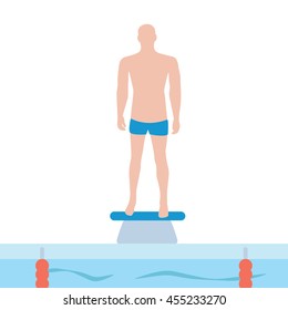 swimmer vector. swimmer icon.  swimmer graphic. swimmer symbol