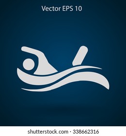 Swimmer vector illustration