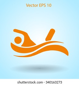 Swimmer vector illustration