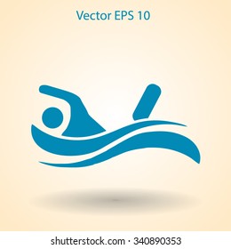 Swimmer vector illustration