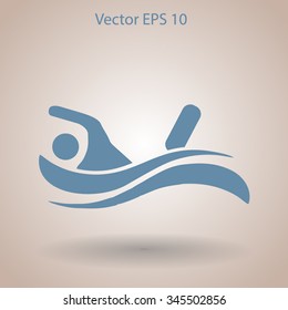 Swimmer vector illustration