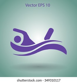 Swimmer vector illustration