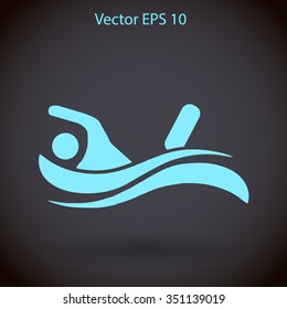 Swimmer vector illustration