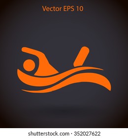 Swimmer vector illustration
