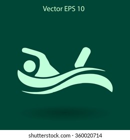 Swimmer vector illustration