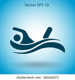 Swimmer vector illustration