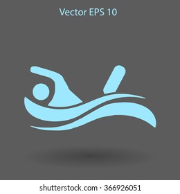 Swimmer vector illustration